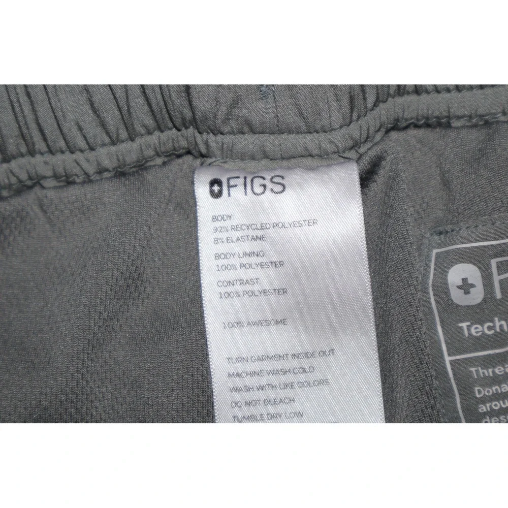 Figs Scrub Set Mens XL Olive Green V-Neck Top Jogger Pants Technical Uniform **